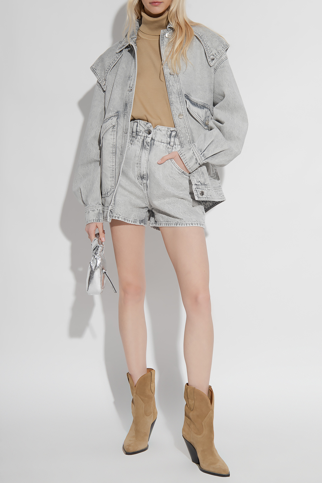 T-shirt Good Times | Grey Denim jacket Iro